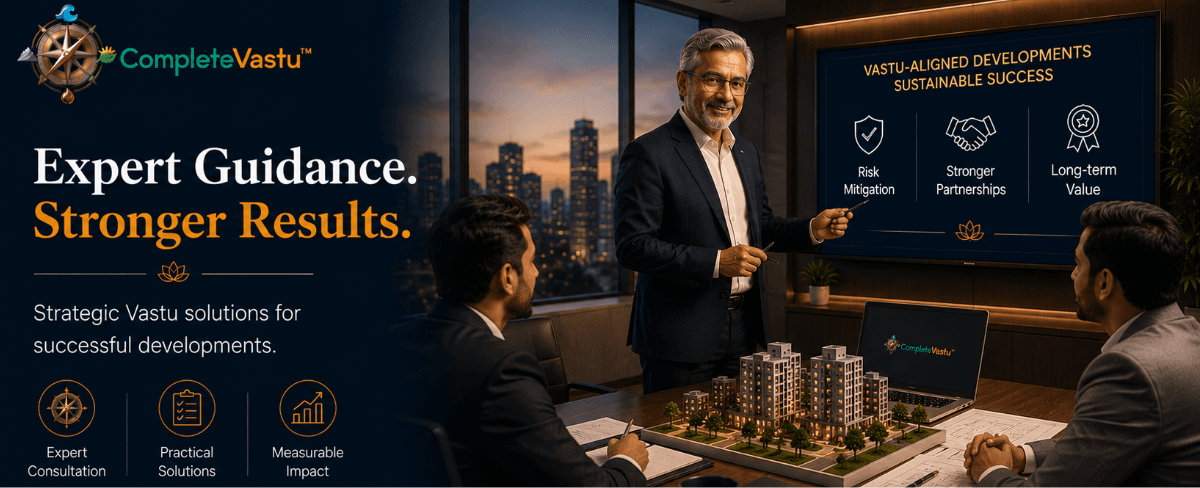 India's Modern Vastu Certification Standard — AI-assisted analysis plus senior-expert verification for builders and real-estate developers.